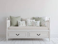 Schlafsofa mit 2 Schubladen - Holzwerkstoff 208 x 99 x 94 cm - Weiß - Klassisches Tagesbett mit Stauraum für Gästezimmer und Wohnzimmer